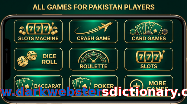 Main screen of Www.darkwebstersdictionary.com games page for PK players